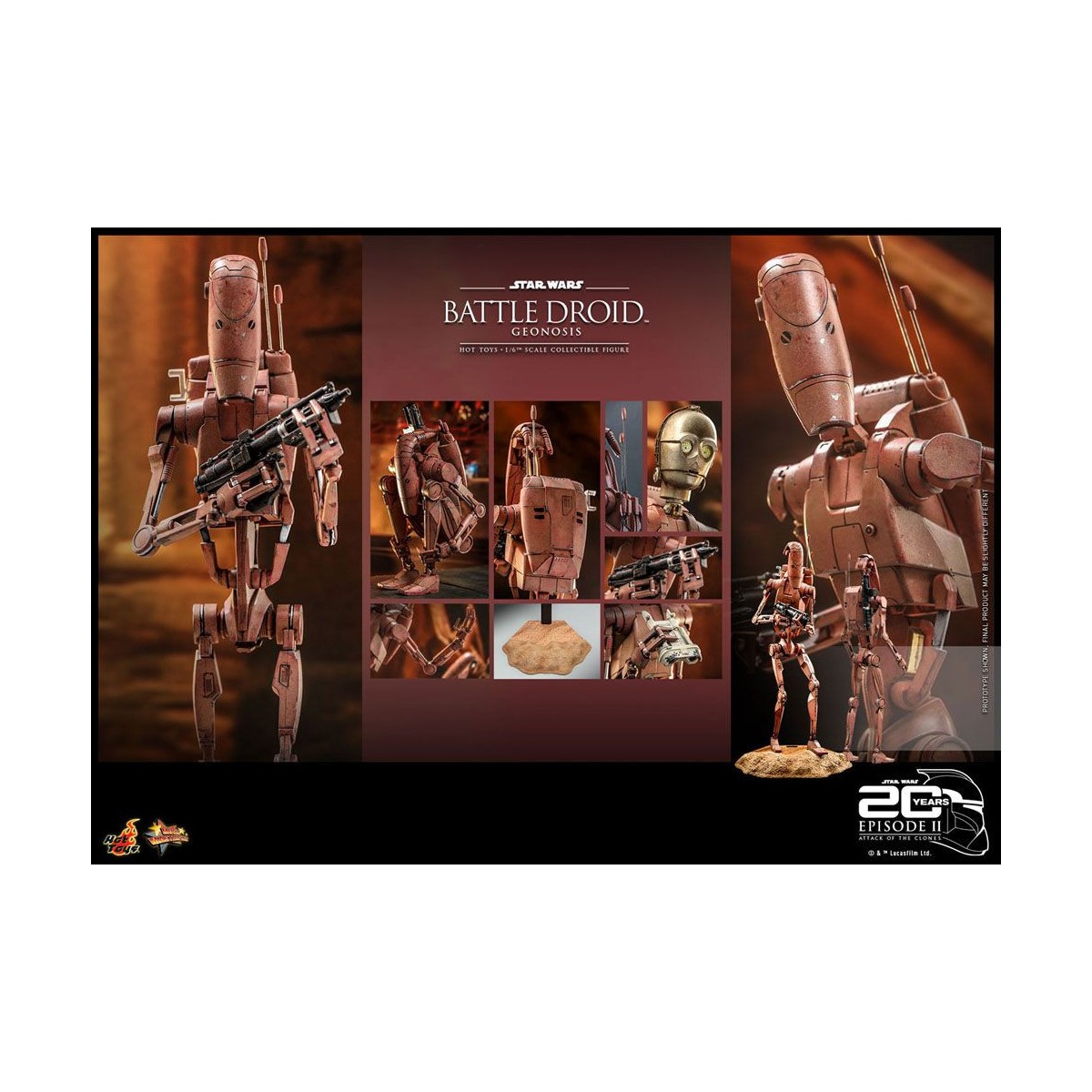 Hot toys - Star Wars Attack of the Clones - Battle Droid (Geonosis)