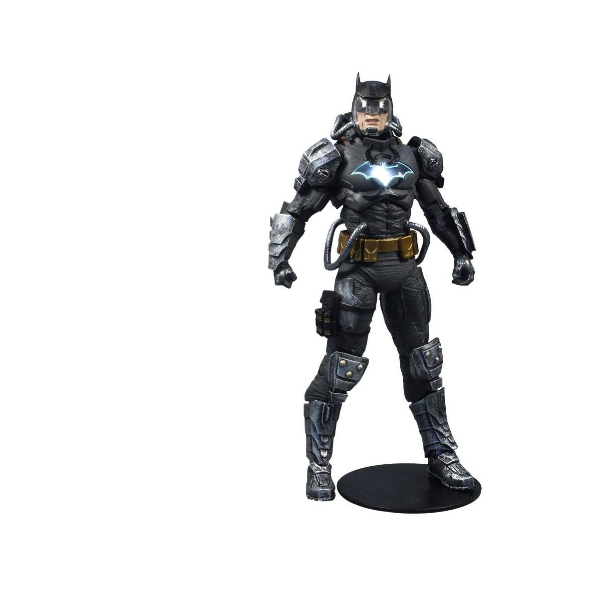 Mc Farlane - DC Multiverse - Batman Hazmat Suit Gold Label Light Up Batman Symbol - 1/12