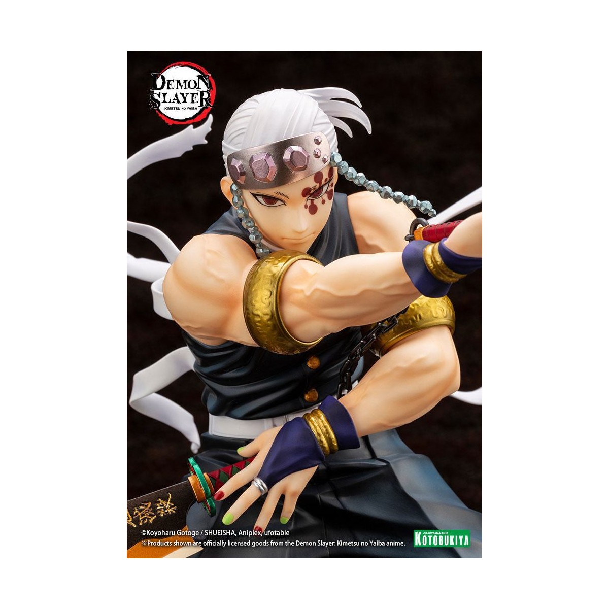 Kotobukiya - Tengen Uzui Bonus Edition - Demon Slayer: Kimetsu no Yaiba PVC ARTFXJ 1/8