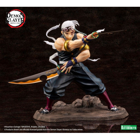 Kotobukiya - Tengen Uzui Bonus Edition - Demon Slayer: Kimetsu no Yaiba PVC ARTFXJ 1/8