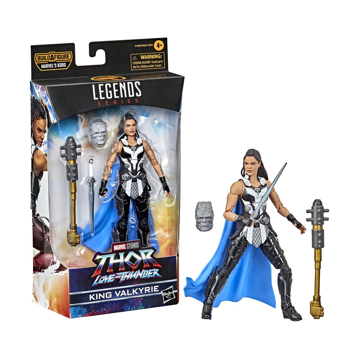 Marvel Legends Series - King Valkyrie - Korg Build a Figure - Thor: Love & Thunder