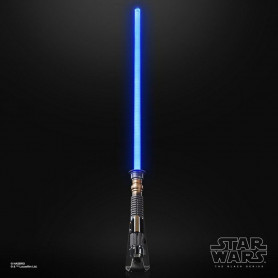 Hasbro - Obi-Wan Kenobi Force Fx Lightsaber - Black Serie Replica Elite