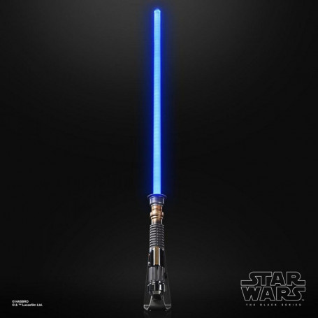 Hasbro - Obi-Wan Kenobi Force Fx Lightsaber - Black Serie Replica Elite