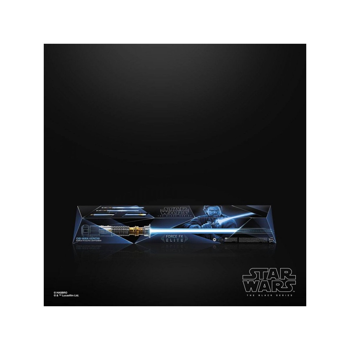 Hasbro - Obi-Wan Kenobi Force Fx Lightsaber - Black Serie Replica Elite