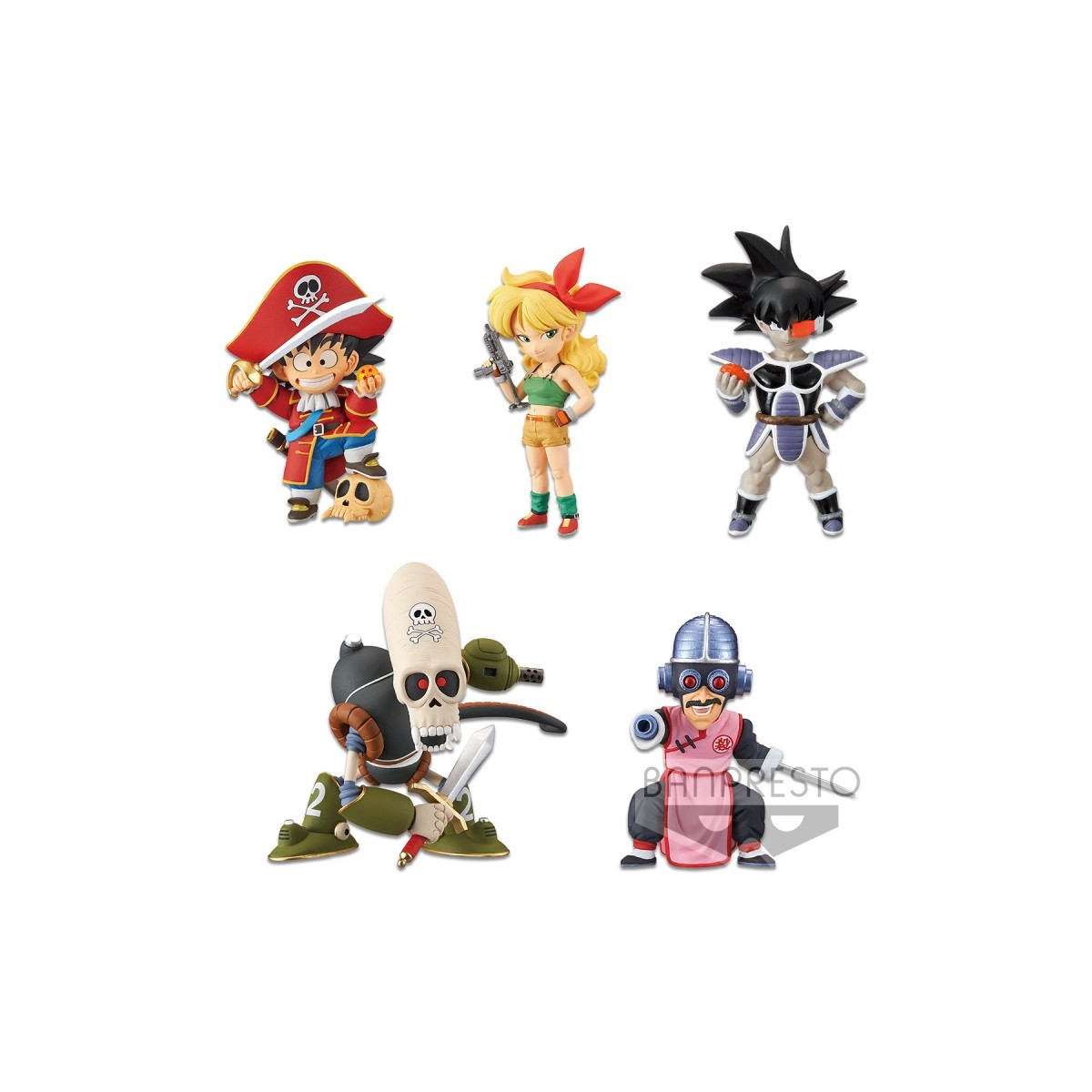 Banpresto Dragonball - WCF - TREASURE RALLY Vol.3 - Set of 5 Figures