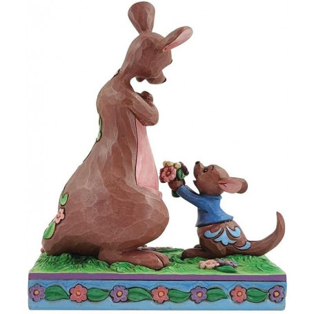 Enesco - Disney Tradition - Winnie The Pooh "The Sweetest Gift" - Little Guru giving flowers to his mother - By Jim Shore