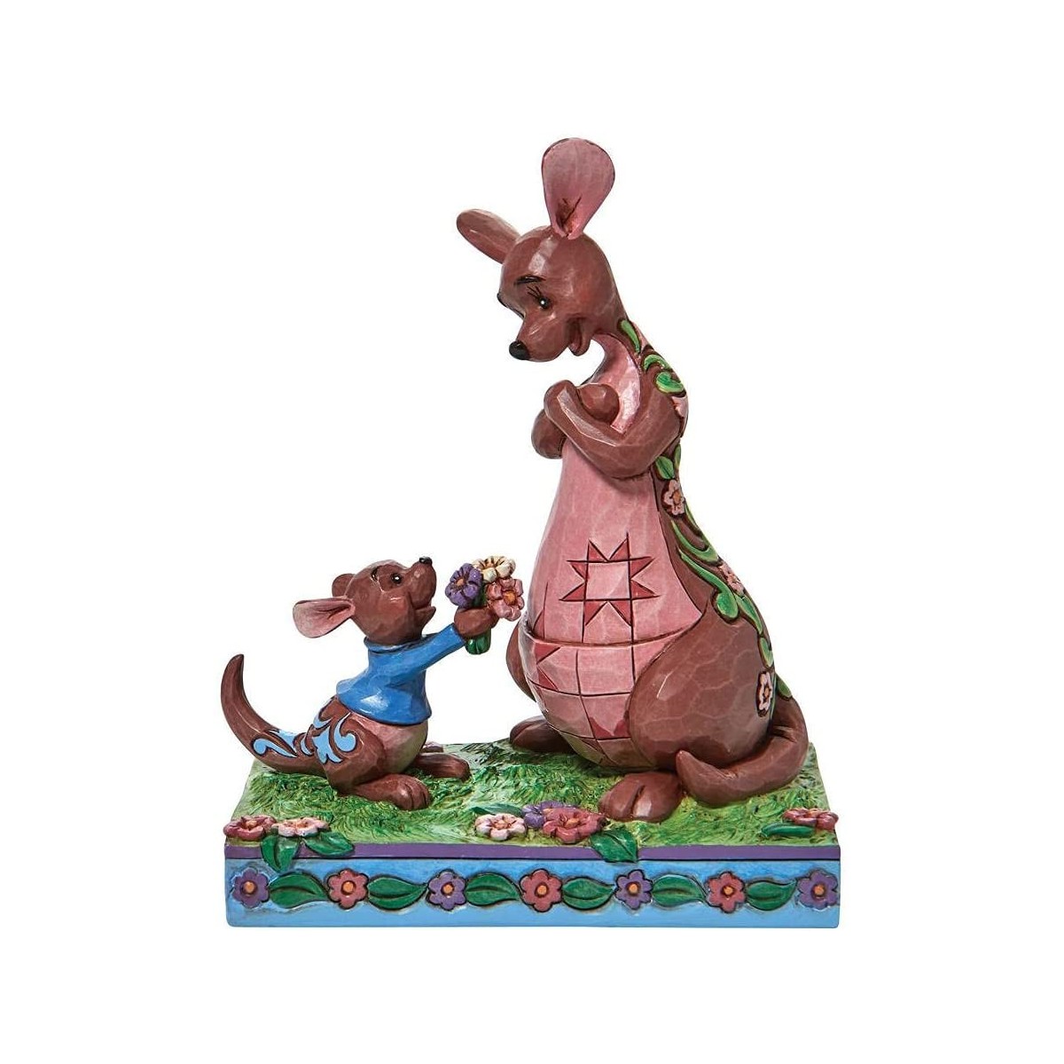 Enesco - Disney Tradition - Winnie The Pooh "The Sweetest Gift" - Little Guru giving flowers to his mother - By Jim Shore