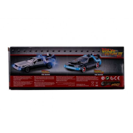 Jada Toys Back to the Future Part III - Delorean Hover Mode and Lights 1/24