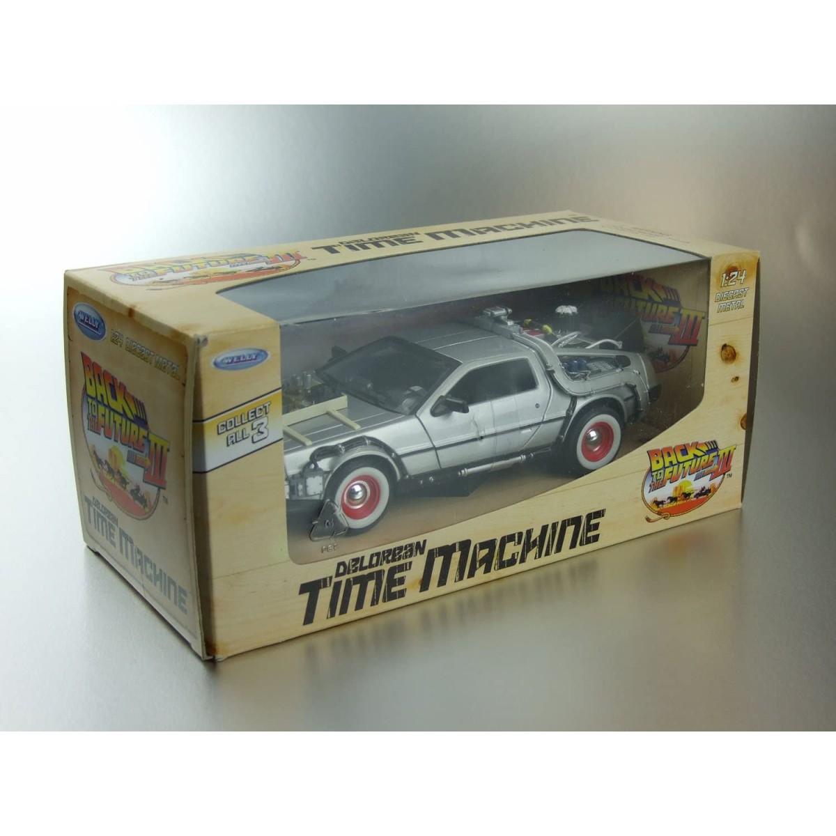 Welly - Back to the Future III DeLorean 1/24 metal