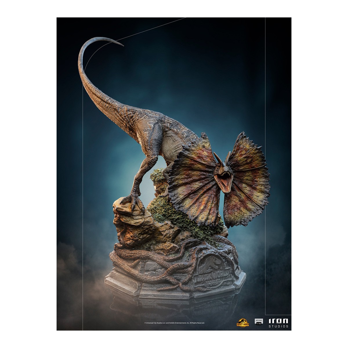 Iron Studios - Dilophosaurus - Jurassic World Dominion 1/10 BDS Art Scale