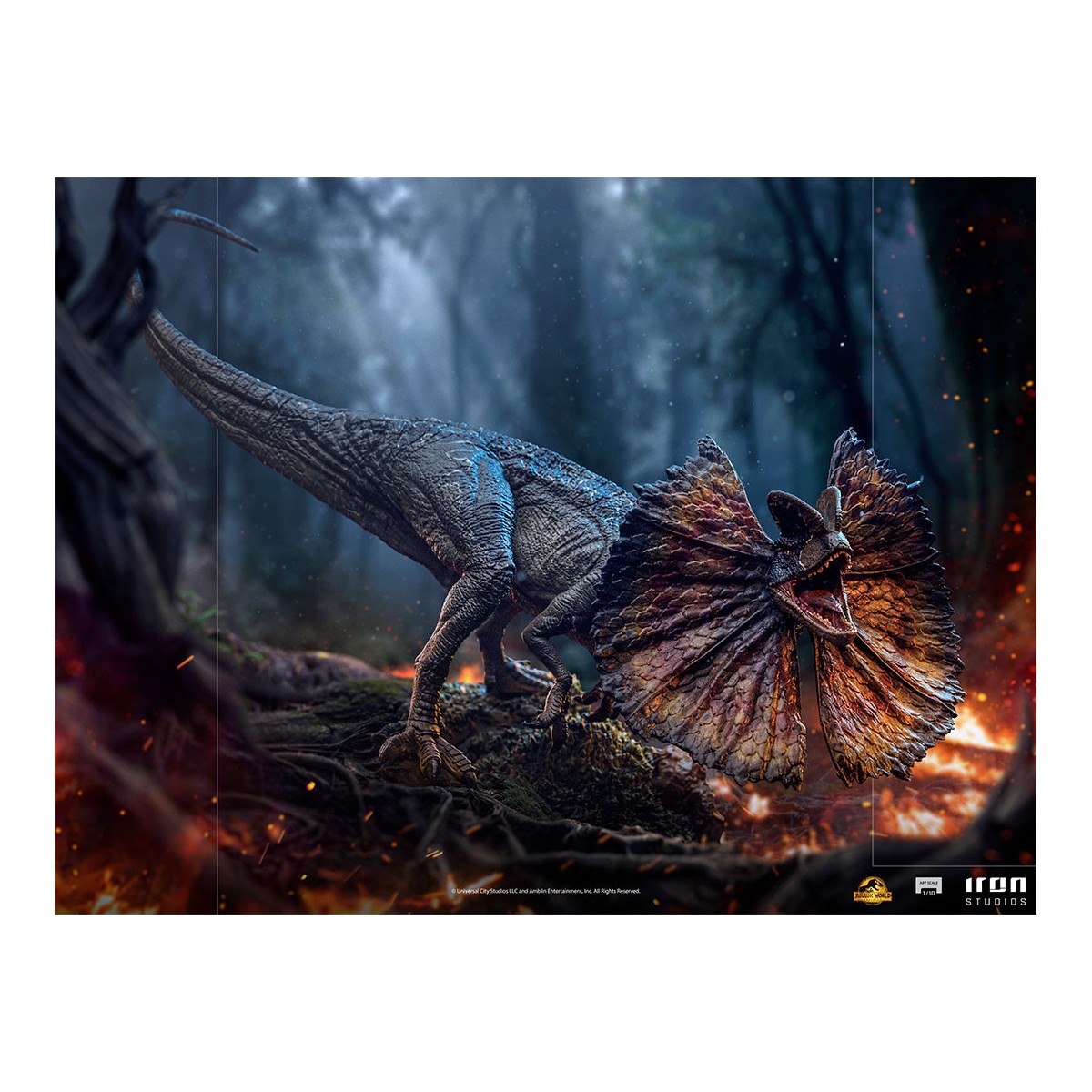 Iron Studios - Dilophosaurus - Jurassic World Dominion 1/10 BDS Art Scale