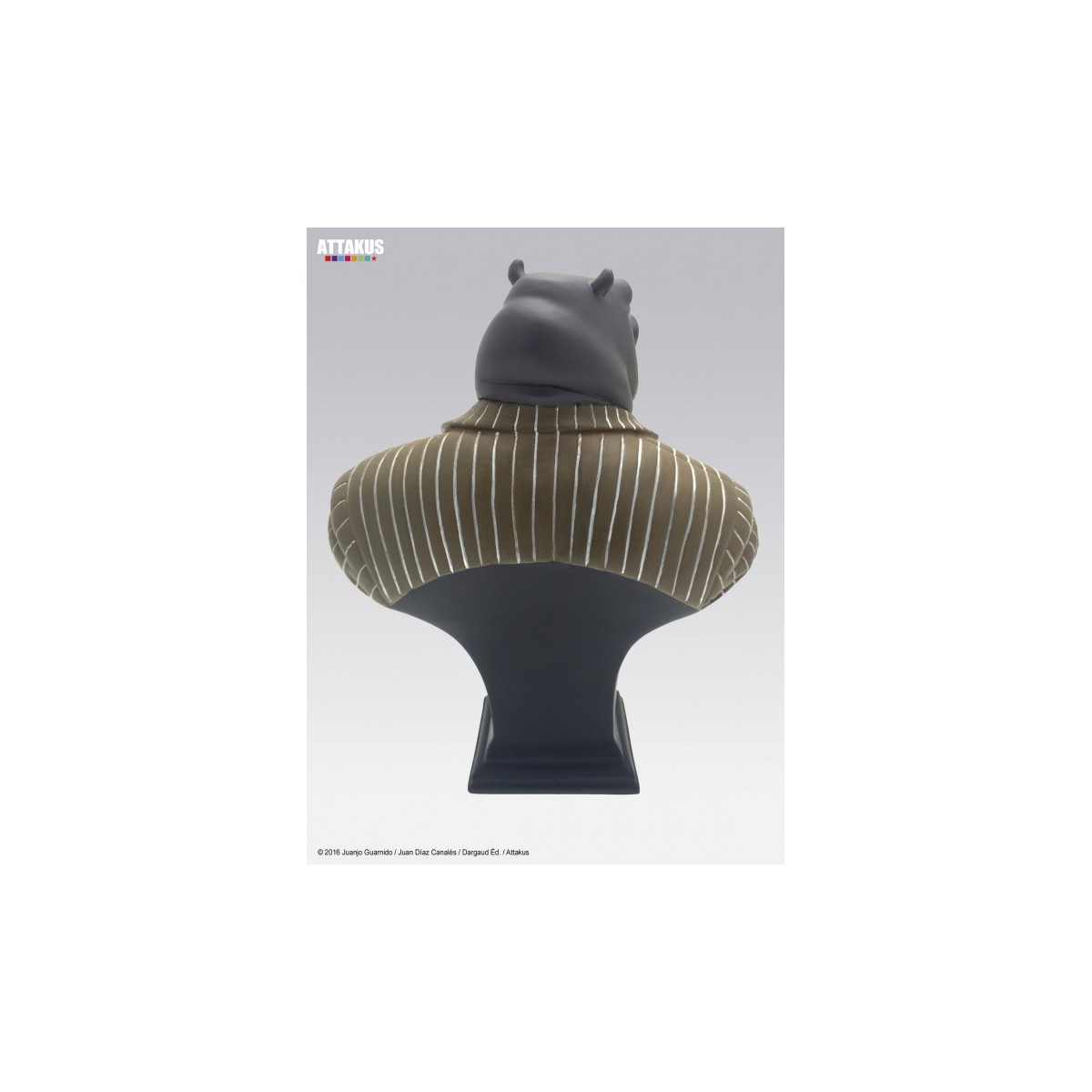BlackSad Bust Ted Leeman the hippo