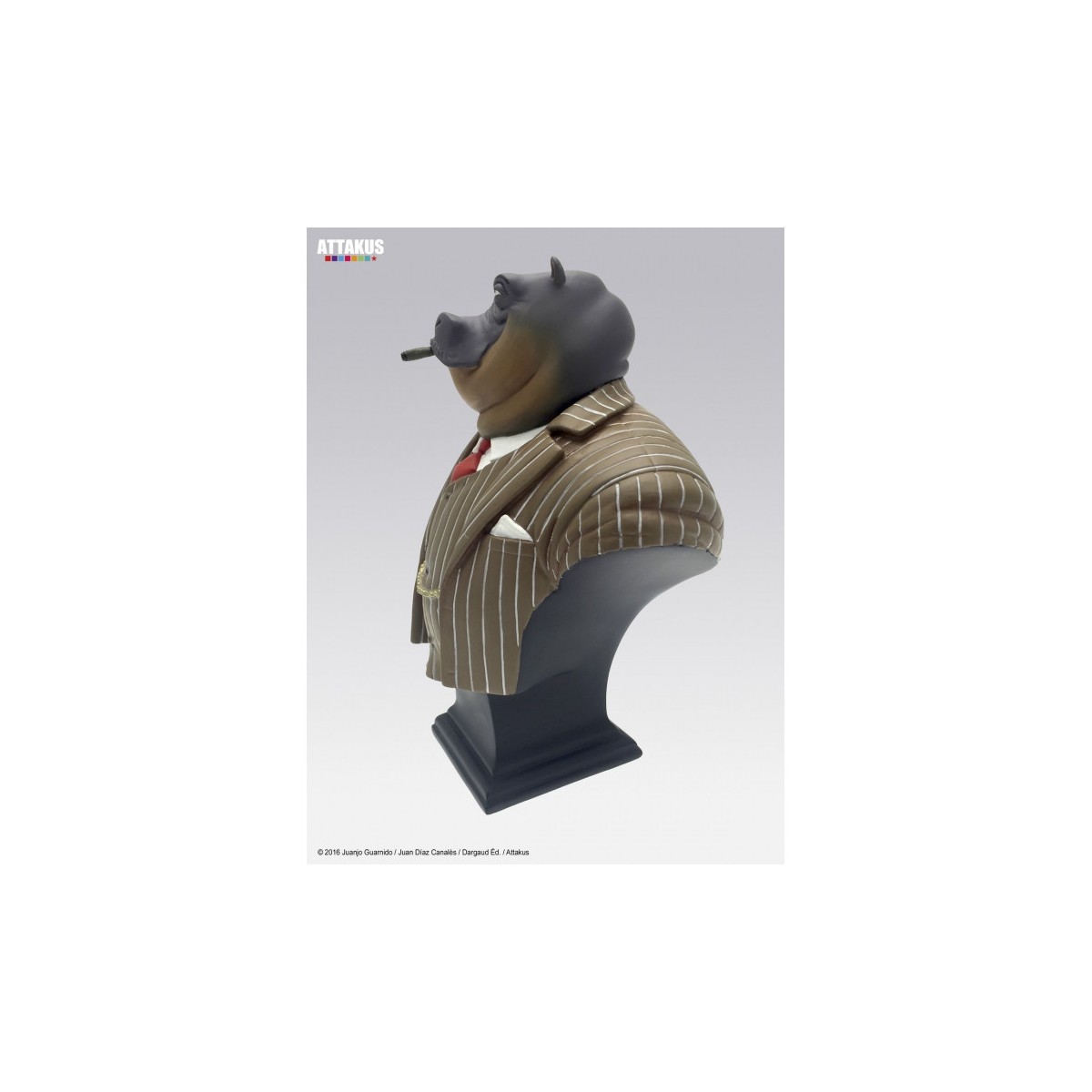 BlackSad Bust Ted Leeman the hippo