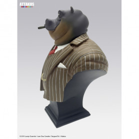 BlackSad Bust Ted Leeman the hippo