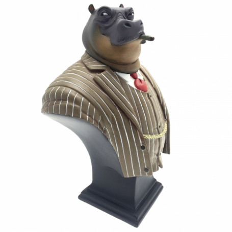 BlackSad Bust Ted Leeman the hippo