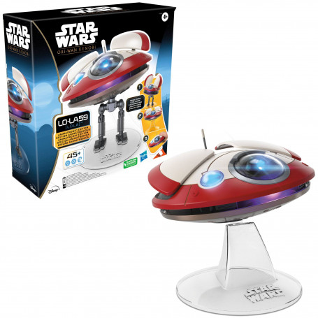 Hasbro Star Wars: Obi-Wan Kenobi figurine électronique LO-LA59 (Lola) Animatronic Edition 15 cm