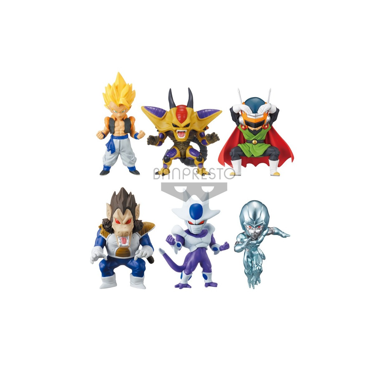 Banpresto Dragonball - WCF - TREASURE RALLY Vol.4 - Set of 6 Figures