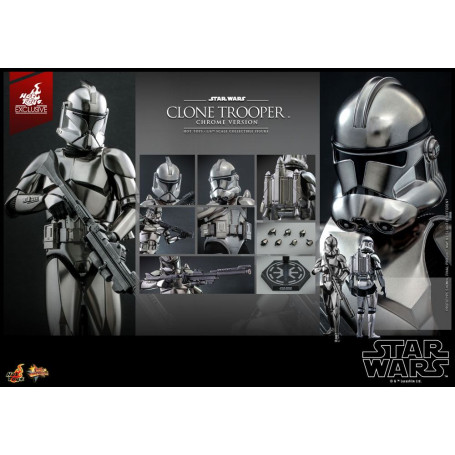 Hot toys Star Wars - Clone Trooper Chrome Version 1/6 2022 Convention Exclusive