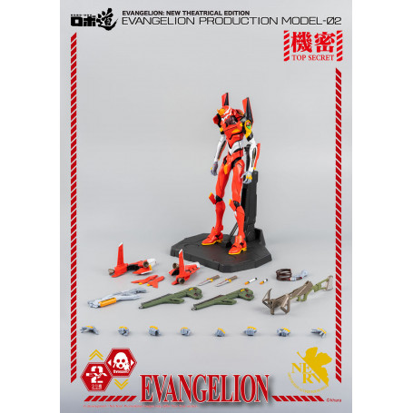 Three Zero - Evangelion Production Model-02 (EVA-02) - Evangelion: New Theatrical Edition Robo-Dou figure