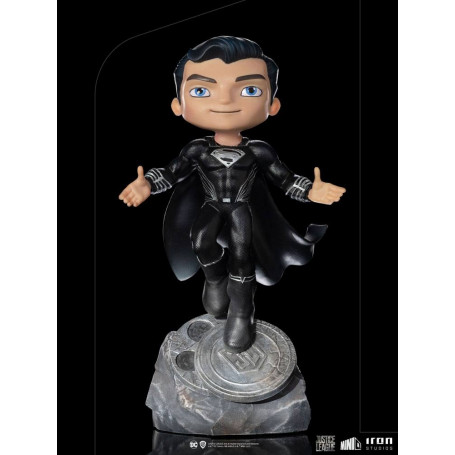 Iron Studios - Justice League Deluxe Superman Black - Mini Co.