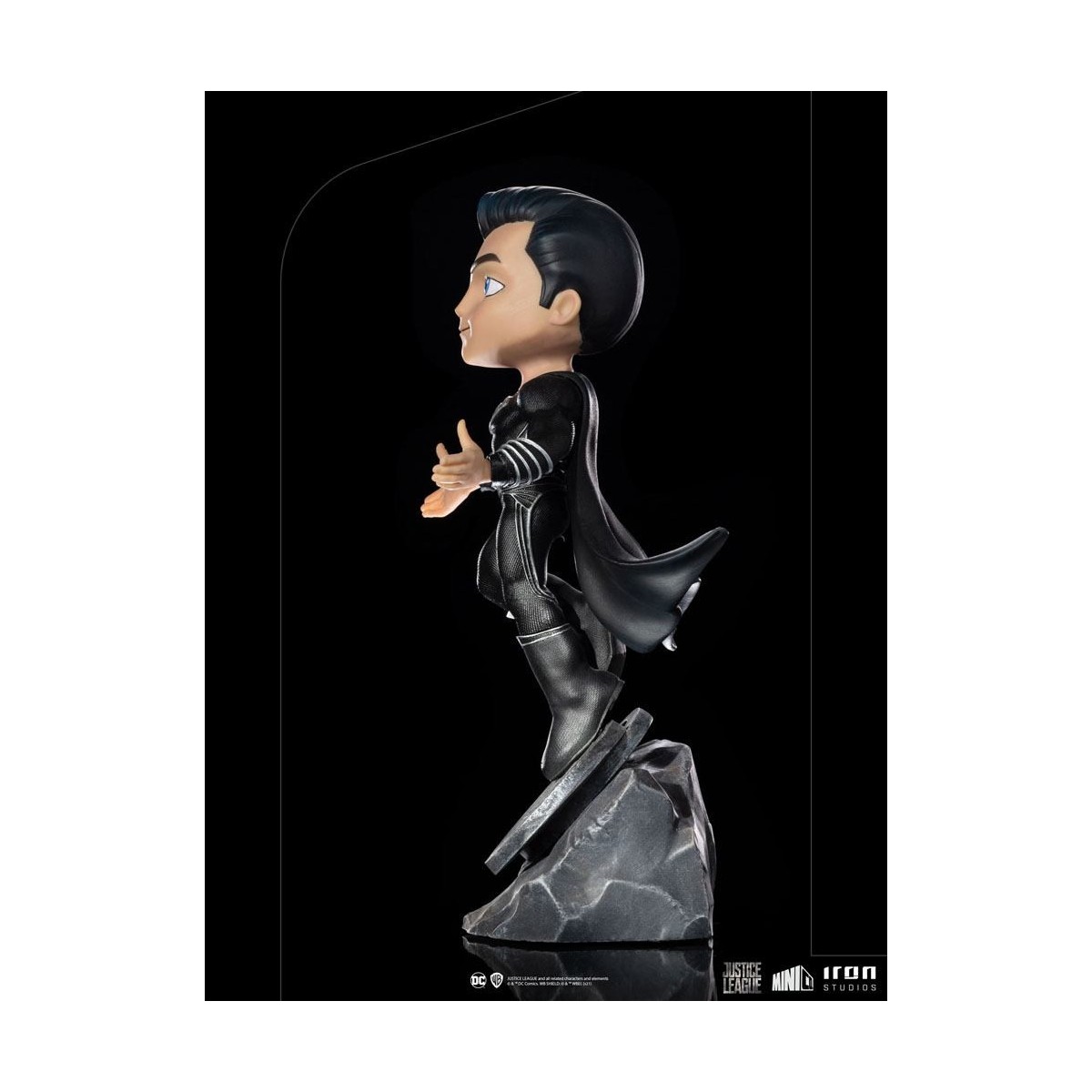 Iron Studios - Justice League Deluxe Superman Black - Mini Co.