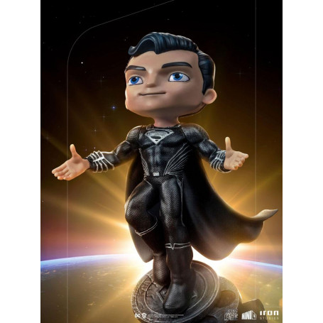 Iron Studios - Justice League Deluxe Superman Black - Mini Co.