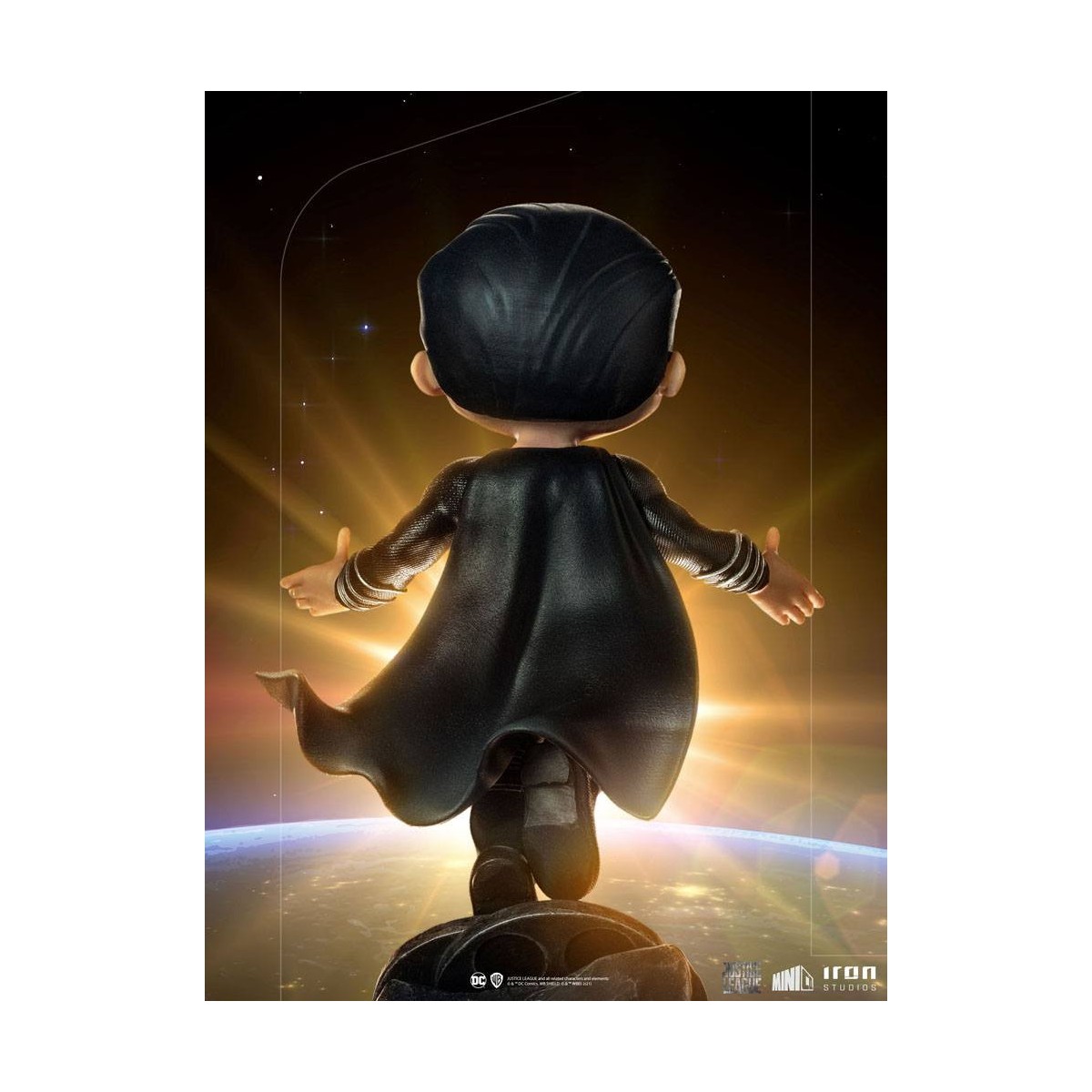 Iron Studios - Justice League Deluxe Superman Black - Mini Co.