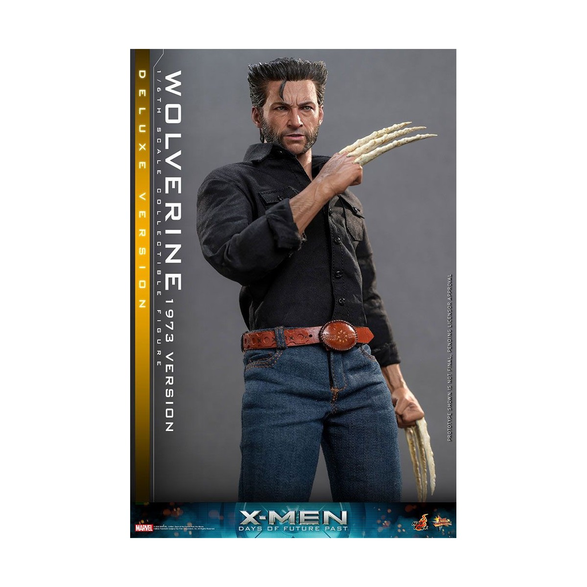 Hot Toys - Wolverine (1973 Version) Deluxe Version - X-Men Days of Future Past Movie Masterpiece Figure 1/6