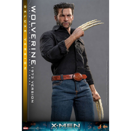 Hot Toys - Wolverine (1973 Version) Deluxe Version - X-Men Days of Future Past Movie Masterpiece Figure 1/6