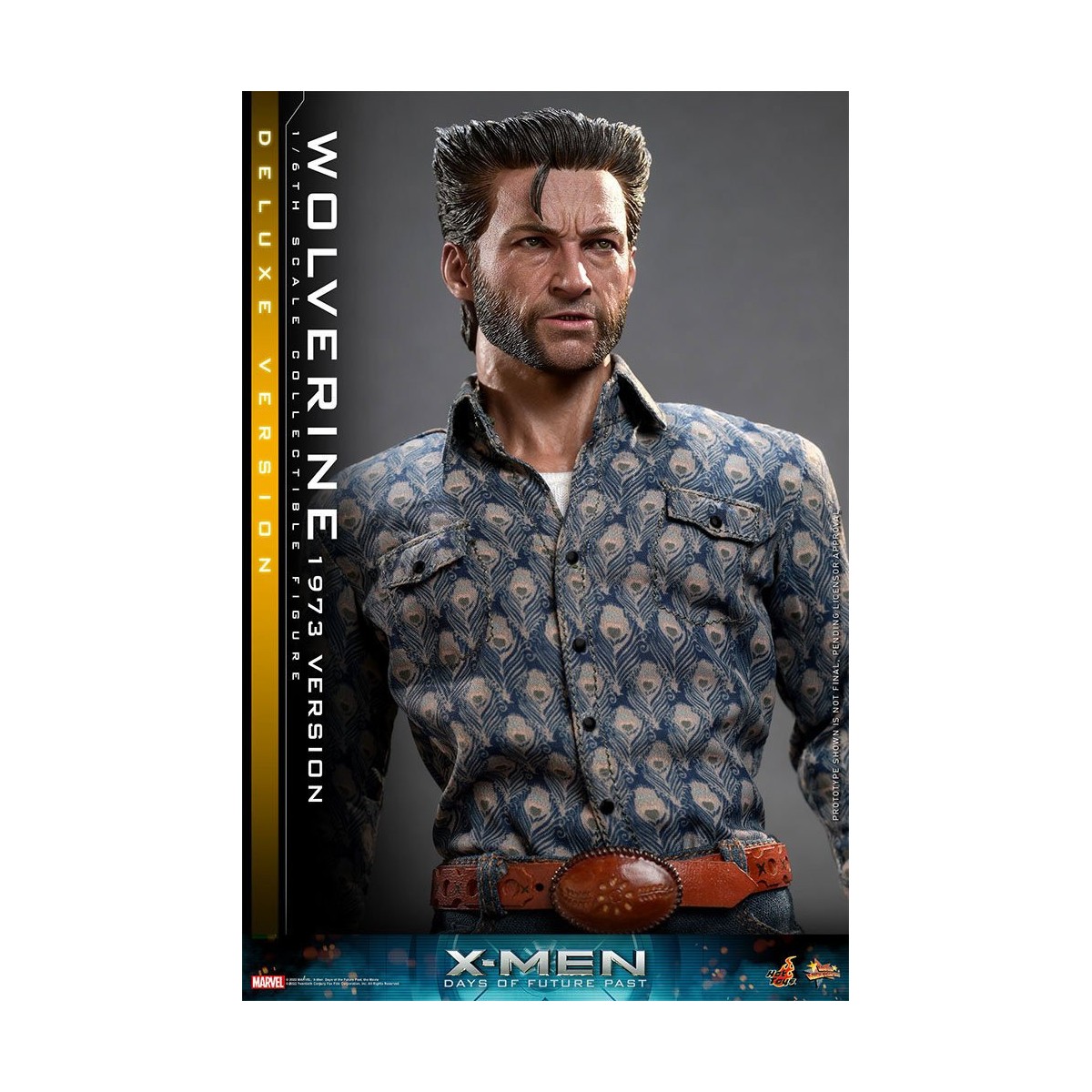 Hot Toys - Wolverine (1973 Version) Deluxe Version - X-Men Days of Future Past Movie Masterpiece Figure 1/6