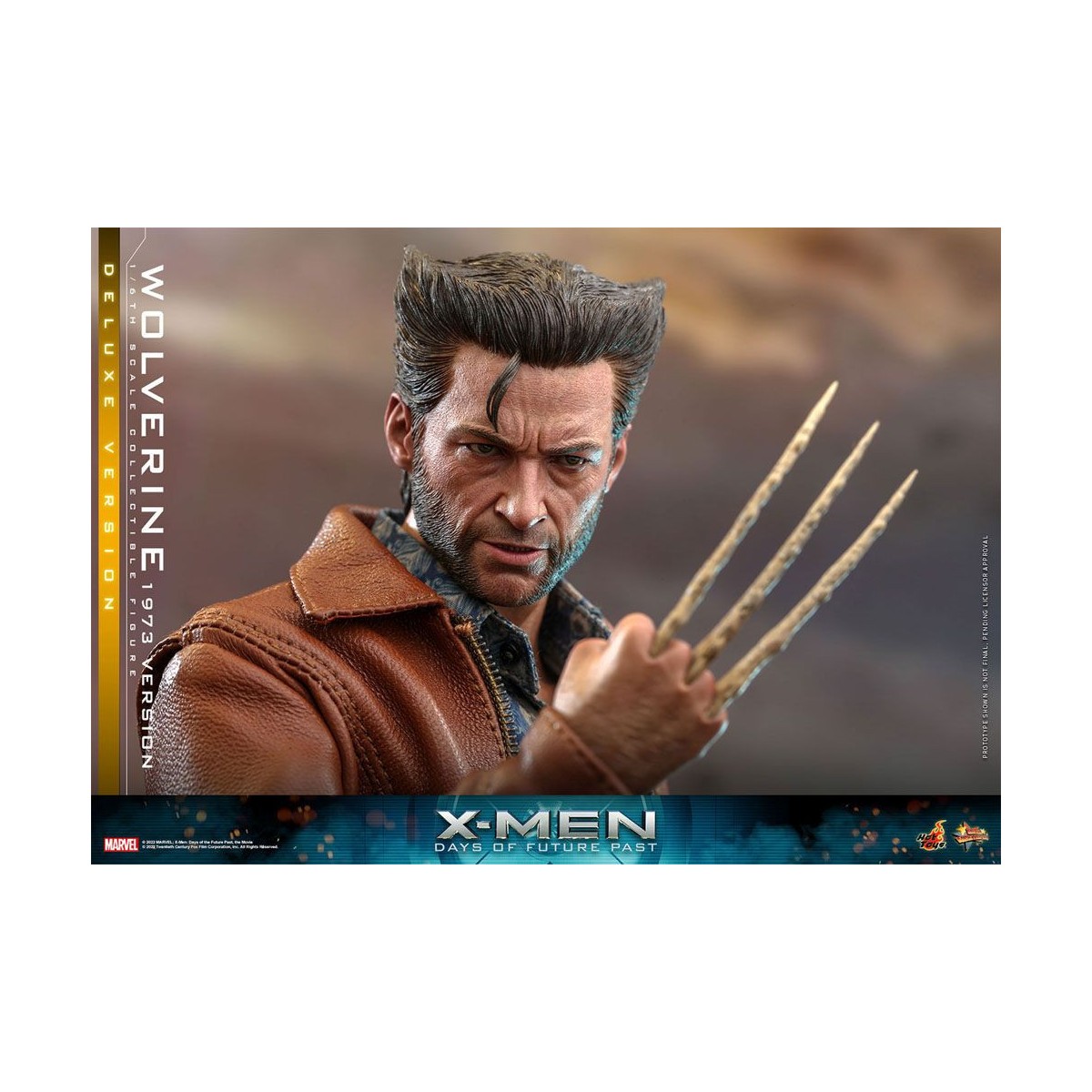Hot Toys - Wolverine (1973 Version) Deluxe Version - X-Men Days of Future Past Movie Masterpiece Figure 1/6