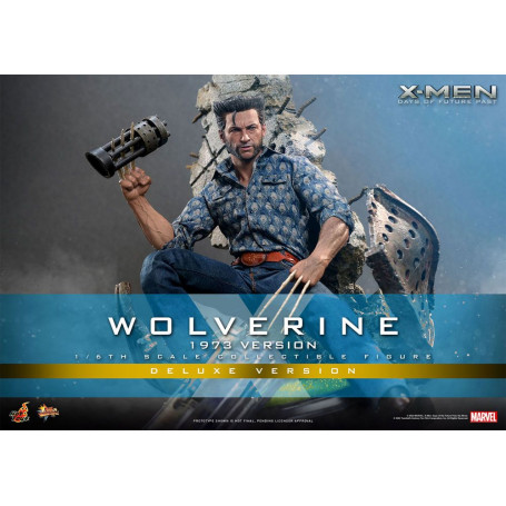 Hot Toys - Wolverine (1973 Version) Deluxe Version - X-Men Days of Future Past Movie Masterpiece Figure 1/6
