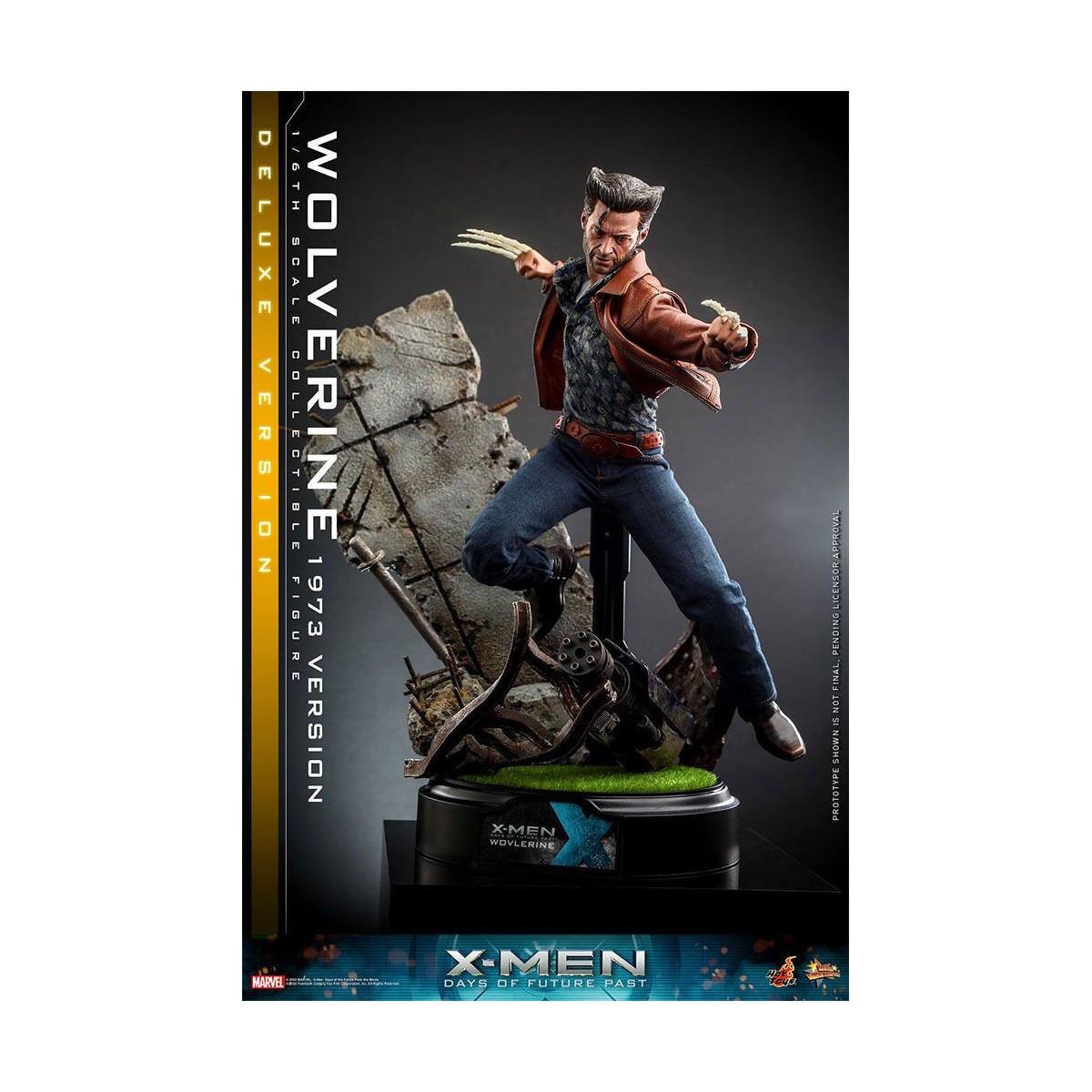 Hot Toys - Wolverine (1973 Version) Deluxe Version - X-Men Days of Future Past Movie Masterpiece Figure 1/6