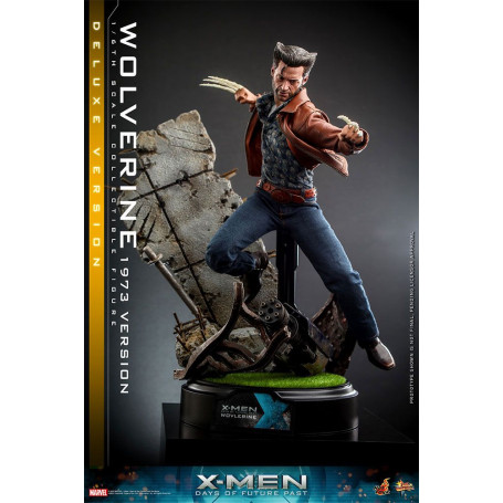 Hot Toys - Wolverine (1973 Version) Deluxe Version - X-Men Days of Future Past Movie Masterpiece Figure 1/6