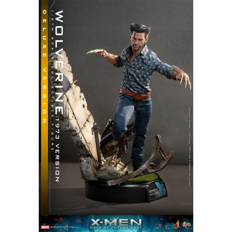 Hot Toys - Wolverine (1973 Version) Deluxe Version - X-Men Days of Future Past Movie Masterpiece Figure 1/6