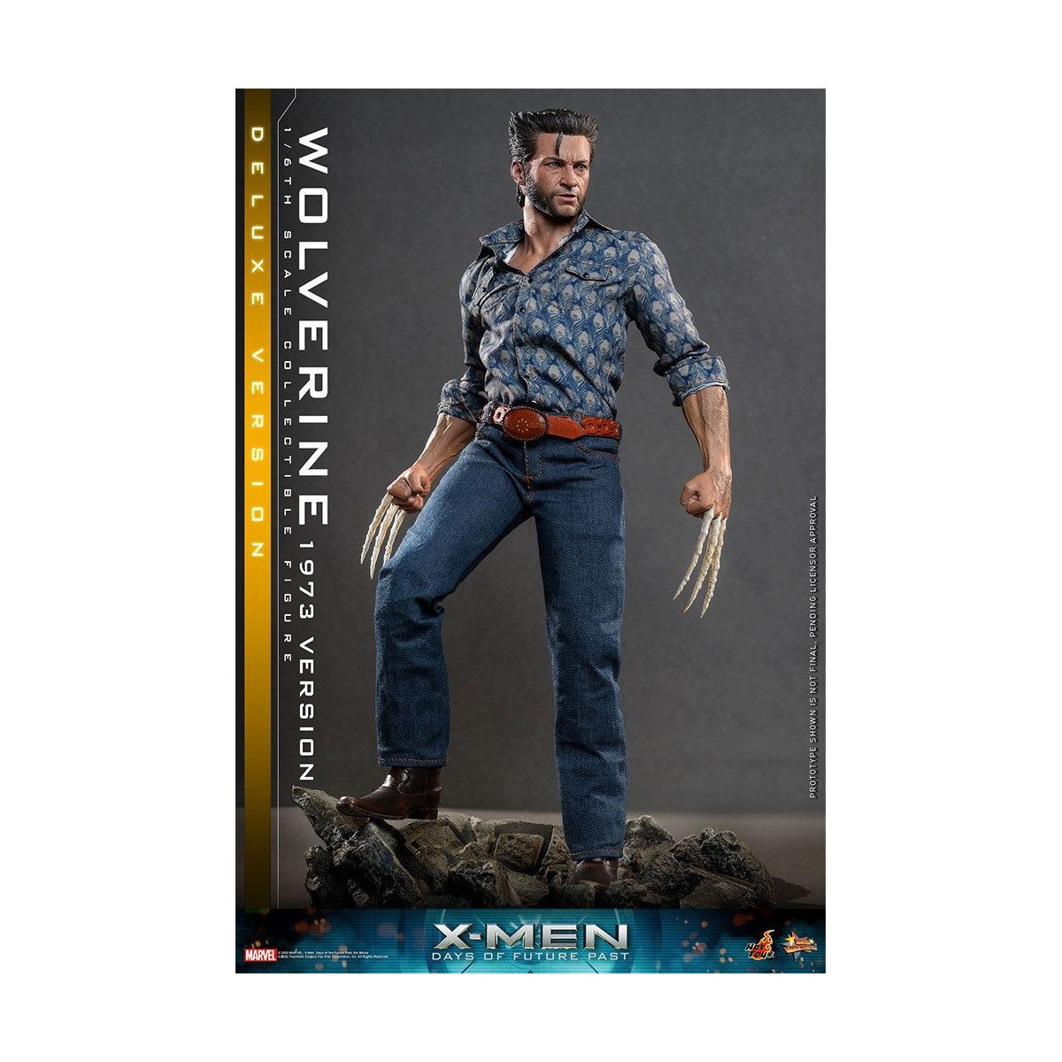Hot Toys - Wolverine (1973 Version) Deluxe Version - X-Men Days of Future Past Movie Masterpiece Figure 1/6