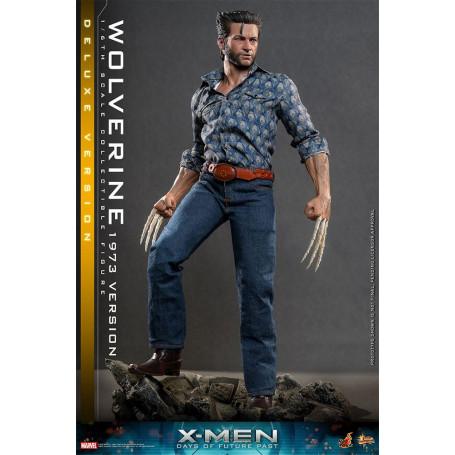 Hot Toys - Wolverine (1973 Version) Deluxe Version - X-Men Days of Future Past Movie Masterpiece Figure 1/6