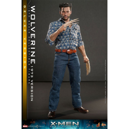 Hot Toys - Wolverine (1973 Version) Deluxe Version - X-Men Days of Future Past Movie Masterpiece Figure 1/6