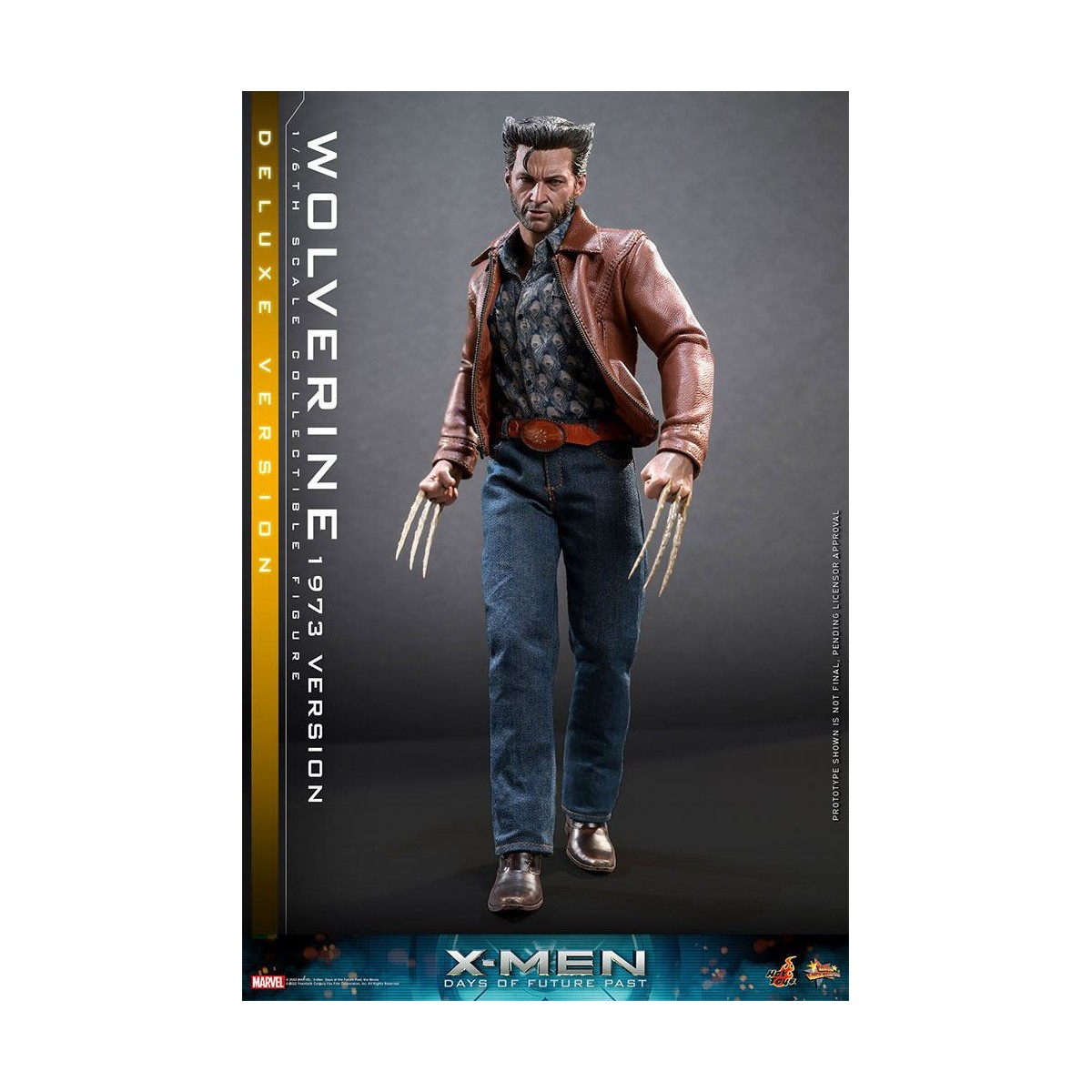 Hot Toys - Wolverine (1973 Version) Deluxe Version - X-Men Days of Future Past Movie Masterpiece Figure 1/6