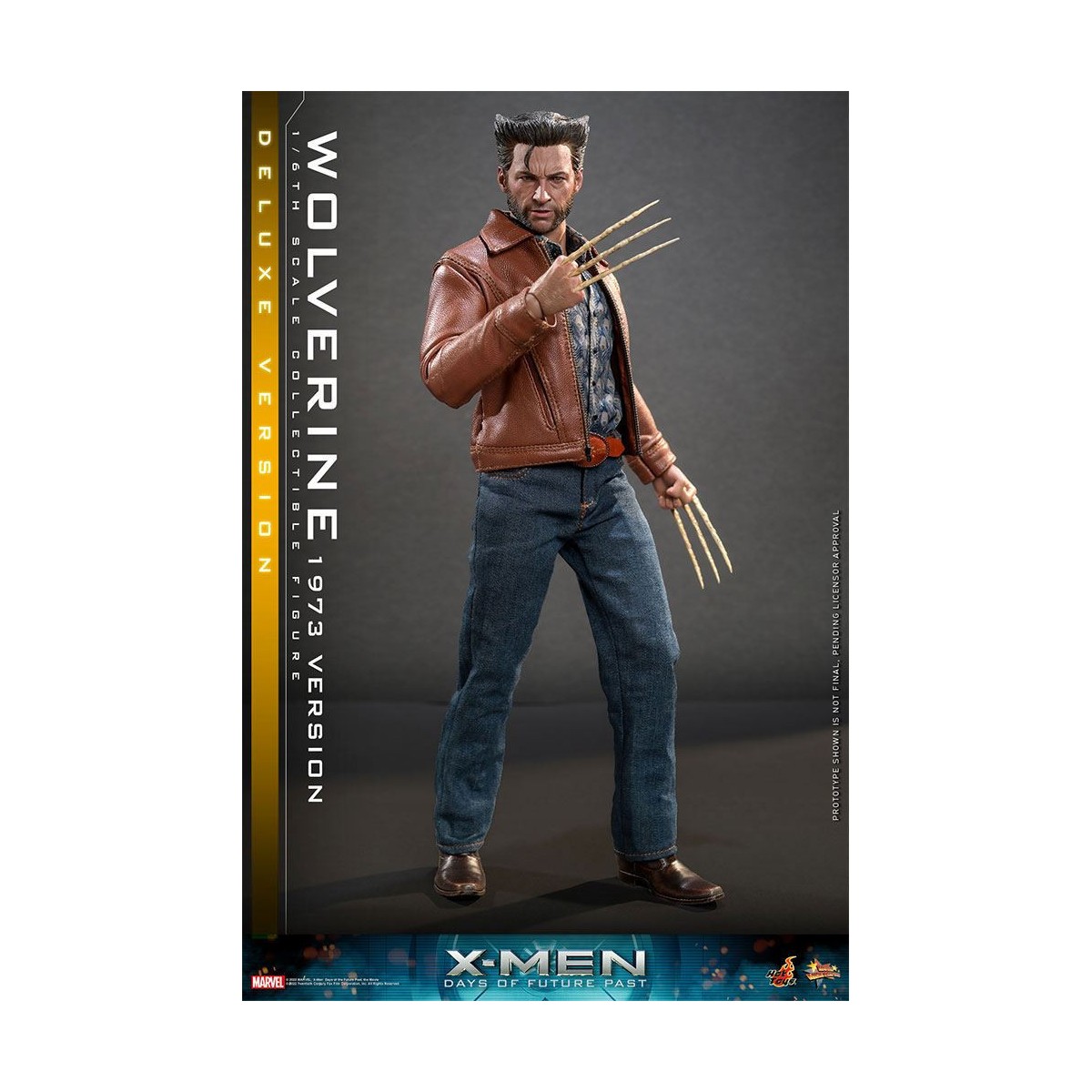 Hot Toys - Wolverine (1973 Version) Deluxe Version - X-Men Days of Future Past Movie Masterpiece Figure 1/6