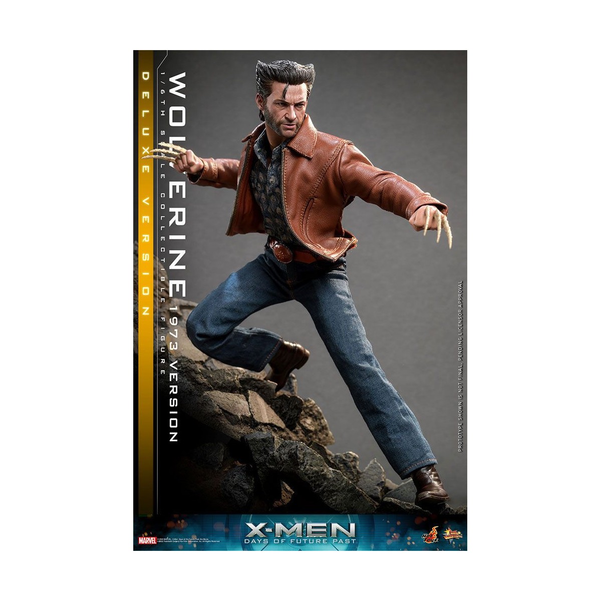 Hot Toys - Wolverine (1973 Version) Deluxe Version - X-Men Days of Future Past Movie Masterpiece Figure 1/6