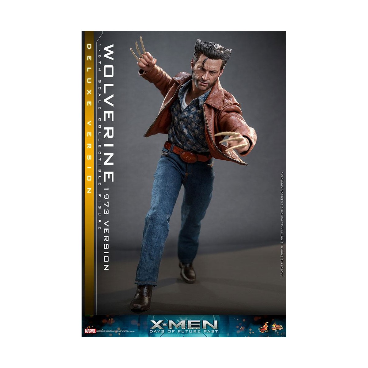 Hot Toys - Wolverine (1973 Version) Deluxe Version - X-Men Days of Future Past Movie Masterpiece Figure 1/6