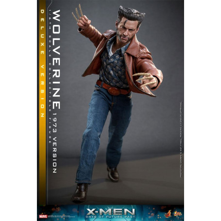 Hot Toys - Wolverine (1973 Version) Deluxe Version - X-Men Days of Future Past Movie Masterpiece Figure 1/6