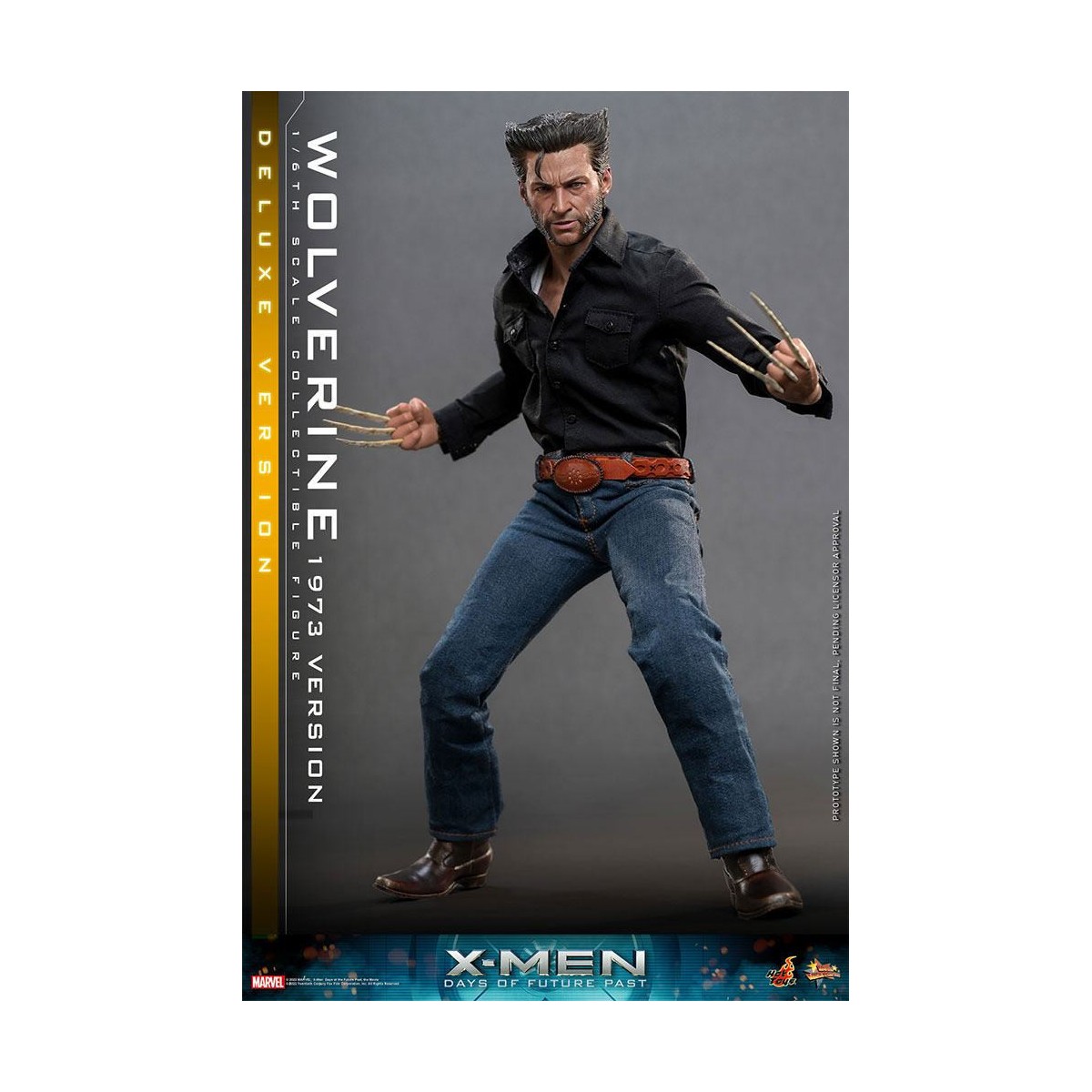 Hot Toys - Wolverine (1973 Version) Deluxe Version - X-Men Days of Future Past Movie Masterpiece Figure 1/6