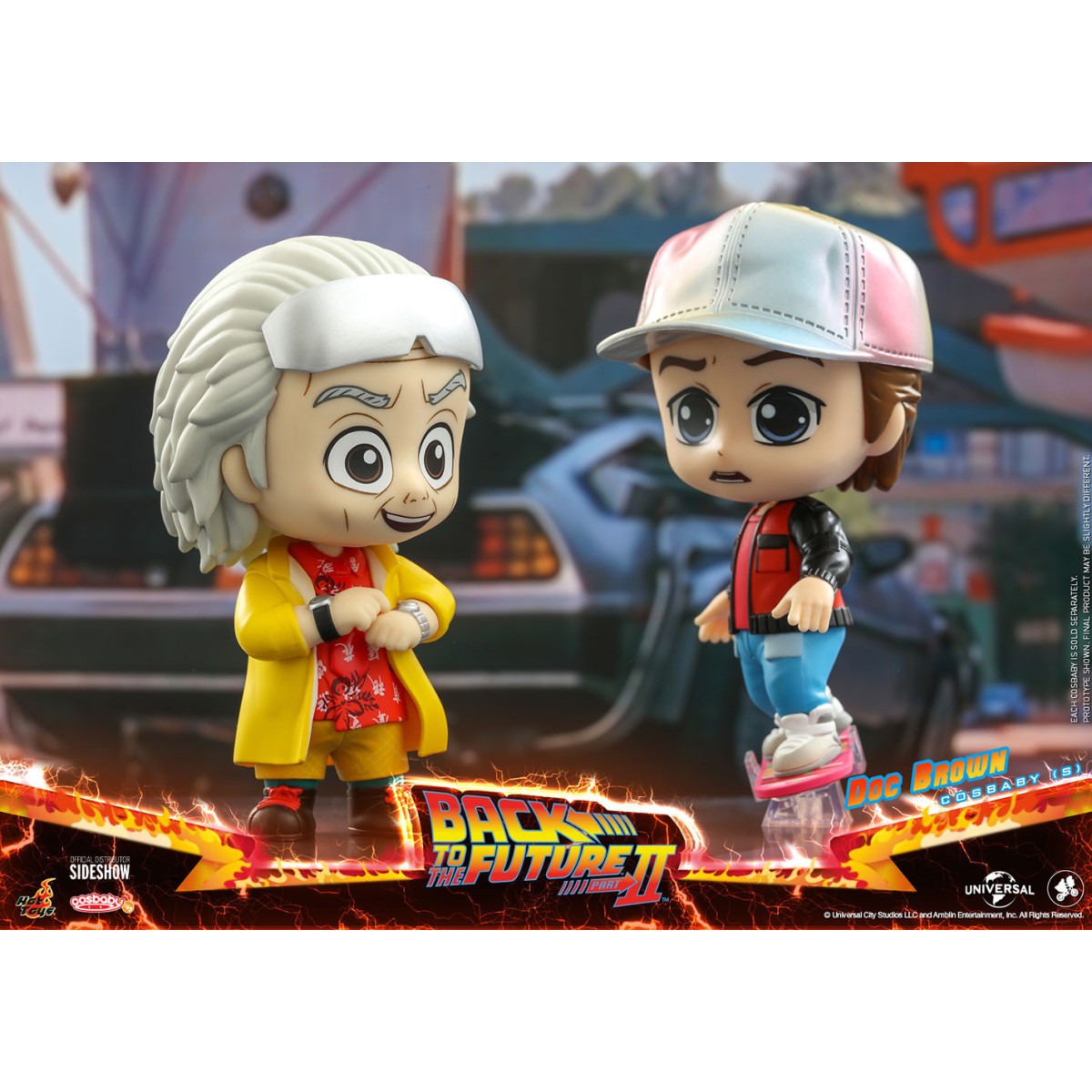 Hot Toys - Doc Brown - Cosbaby BTTF II - Back to the Future II