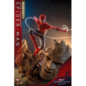 Hot Toys - Friendly Neighborhood Spider-Man (Deluxe Version) - Marvel's Spider-Man: No Way Home Movie Masterpiece Figure 1/6