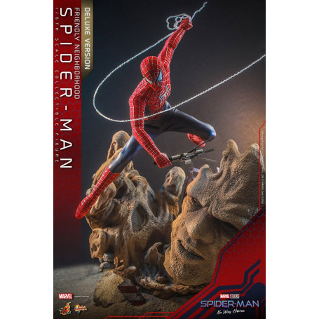 Hot Toys - Friendly Neighborhood Spider-Man (Deluxe Version) - Marvel's Spider-Man: No Way Home Movie Masterpiece Figure 1/6