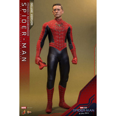 Hot Toys - Friendly Neighborhood Spider-Man (Deluxe Version) - Marvel's Spider-Man: No Way Home Movie Masterpiece Figure 1/6