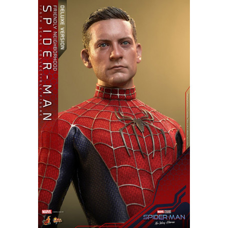 Hot Toys - Friendly Neighborhood Spider-Man (Deluxe Version) - Marvel's Spider-Man: No Way Home Movie Masterpiece Figure 1/6