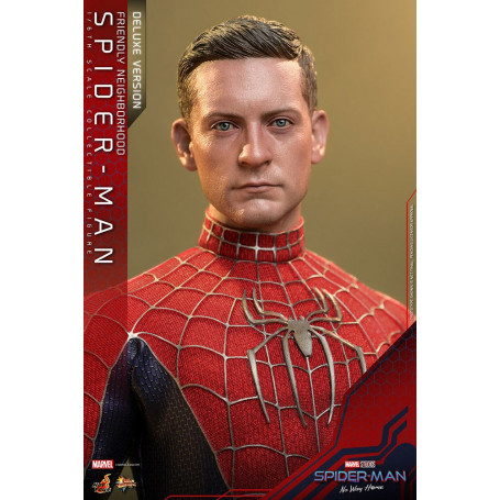 Hot Toys - Friendly Neighborhood Spider-Man (Deluxe Version) - Marvel's Spider-Man: No Way Home Movie Masterpiece Figure 1/6